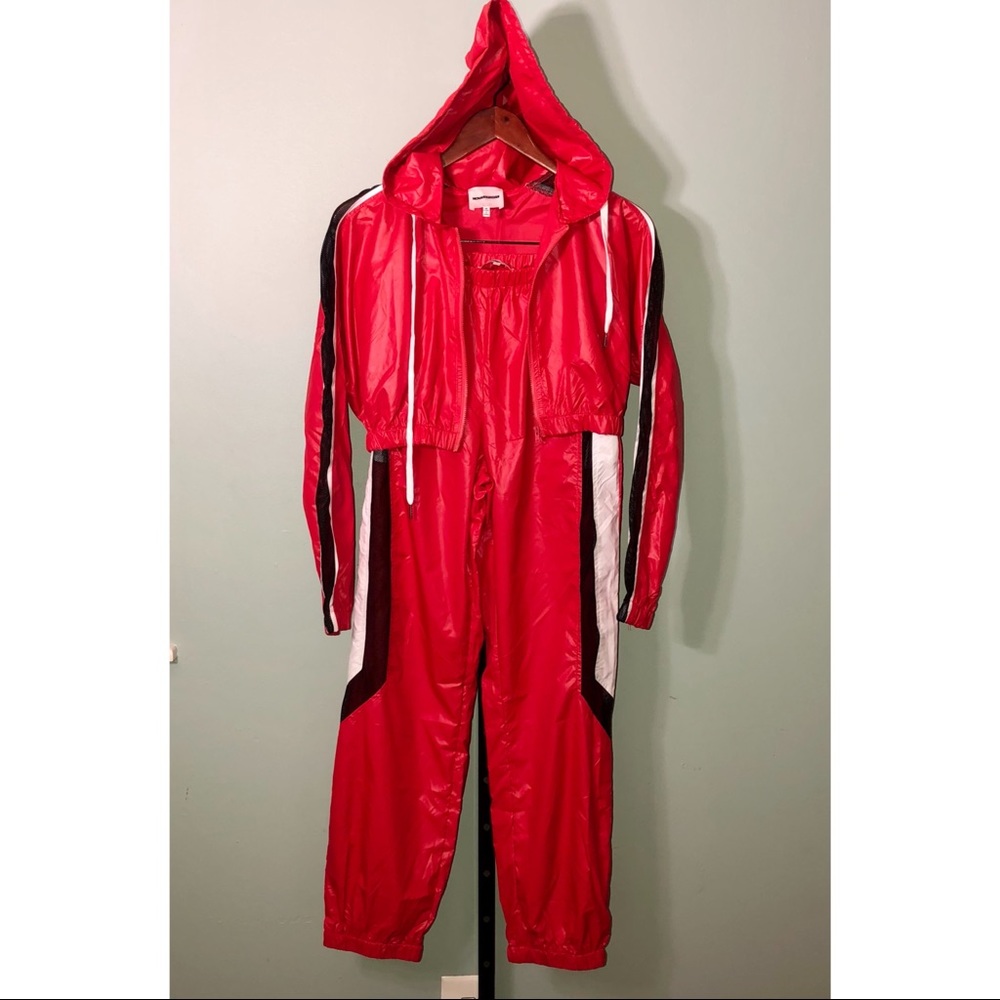 FASHION NOVA Sport Windbreaker Pants Set